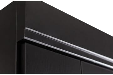 Varius Garderob 94x53 cm 2 Dörrar - Furu/Svart - Förvaring - Sko- & klädförvaring - Garderober & garderobssystem