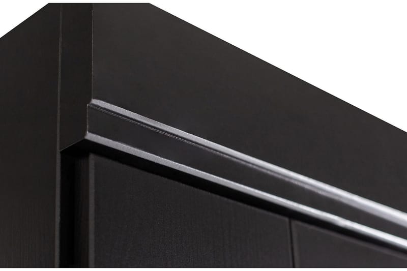 Varius Garderob 94x53 cm 2 Dörrar - Furu/Svart - Förvaring - Sko- & klädförvaring - Garderober & garderobssystem