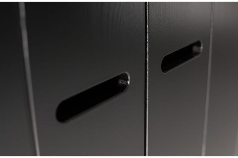 Varius Garderob 94x53 cm 2 Dörrar - Furu/Svart - Förvaring - Sko- & klädförvaring - Garderober & garderobssystem