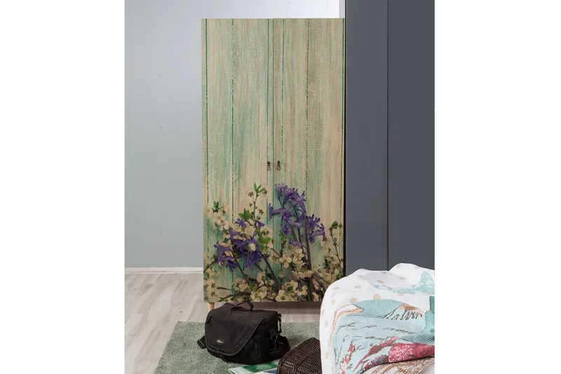 Vellavie Garderob Körsbärsblom - Grön - Förvaring - Sko- & klädförvaring - Garderober & garderobssystem