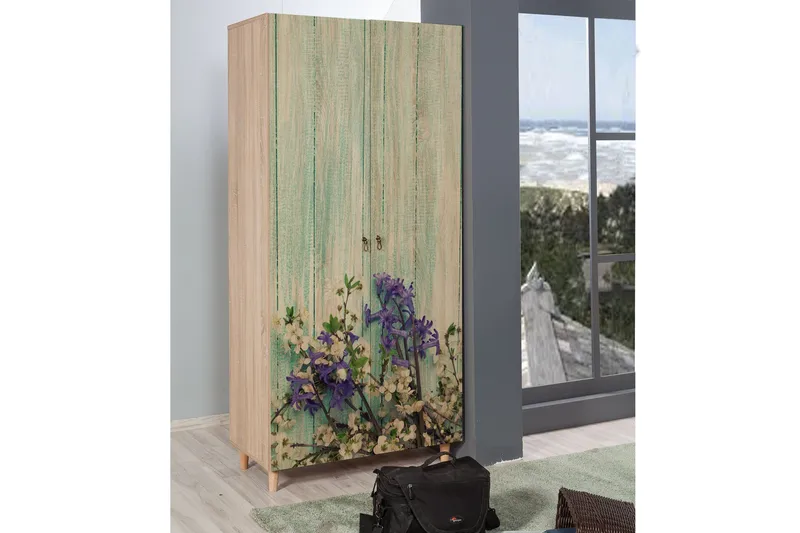 Vellavie Garderob Körsbärsblom - Grön - Förvaring - Sko- & klädförvaring - Garderober & garderobssystem