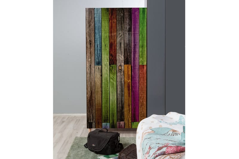 Vellavie Garderob Regnbågspanel - Flerfärgad - Förvaring - Sko- & klädförvaring - Garderober & garderobssystem