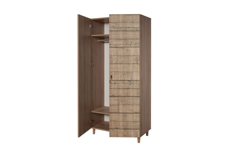 Vellavie Garderob Panel - Brun - Förvaring - Sko- & klädförvaring - Garderober & garderobssystem
