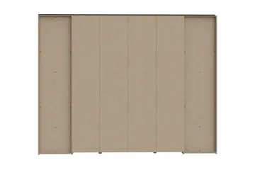 Vergina Garderob 62x280 cm - Brun/Svart - Förvaring - Sko- & klädförvaring - Garderober & garderobssystem