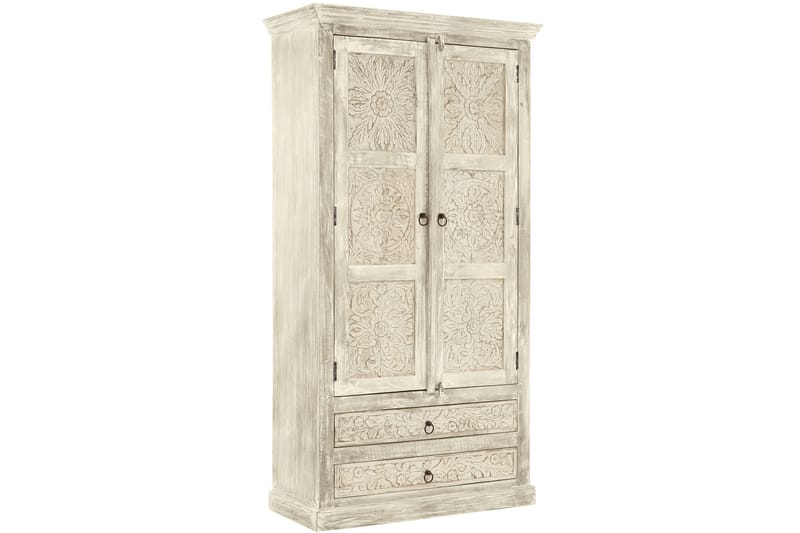 VIMALA Garderob 100x45 cm Cremevit - Förvaring - Sko- & klädförvaring - Garderober & garderobssystem