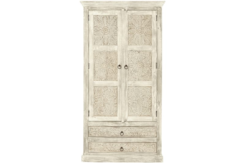 VIMALA Garderob 100x45 cm Cremevit - Förvaring - Sko- & klädförvaring - Garderober & garderobssystem