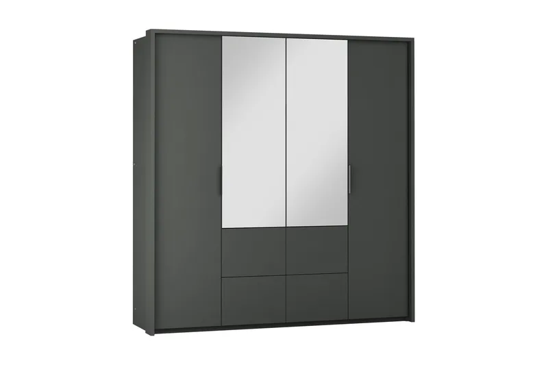 Wedena Garderob 208 cm - Grå - Förvaring - Sko- & klädförvaring - Garderober & garderobssystem