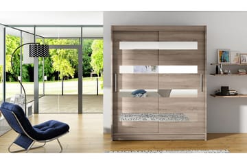 West Garderob 150x58x200 cm - Beige - Förvaring - Sko- & klädförvaring - Garderober & garderobssystem