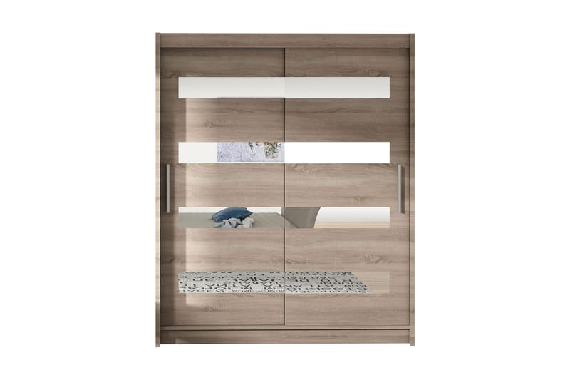 West Garderob 150x58x200 cm - Beige - Förvaring - Sko- & klädförvaring - Garderober & garderobssystem