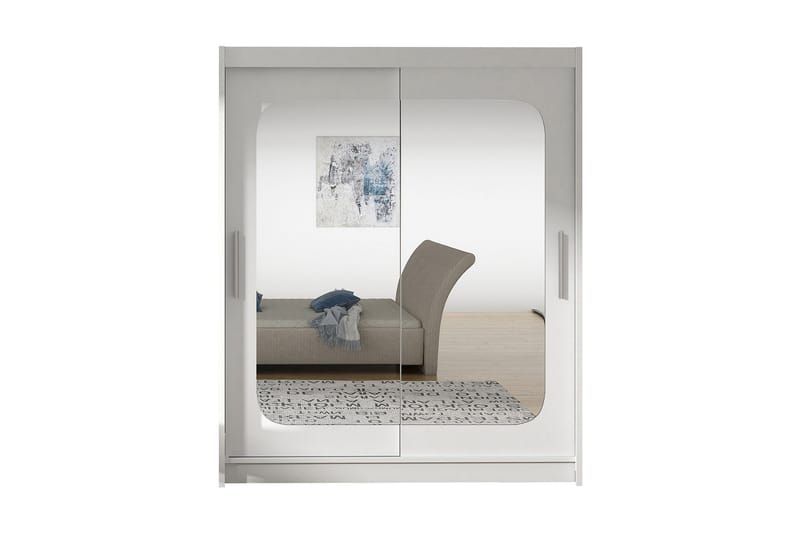 West Garderob 150x58x200 cm - Vit - Förvaring - Sko- & klädförvaring - Garderober & garderobssystem