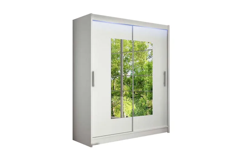 Westa Garderob 150x58x200 cm, Vit