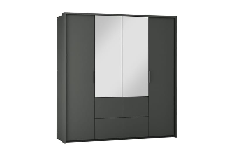 WIMMER Garderob 208 cm Grå - Förvaring - Sko- & klädförvaring - Garderober & garderobssystem