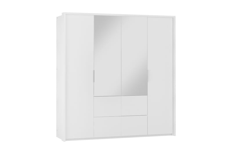 WIMMER Garderob 208 cm Vit - Förvaring - Sko- & klädförvaring - Garderober & garderobssystem