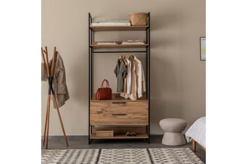 Witonia Garderob 104x52 cm - Natur - Förvaring - Sko- & klädförvaring - Klädhängare - Klädställning