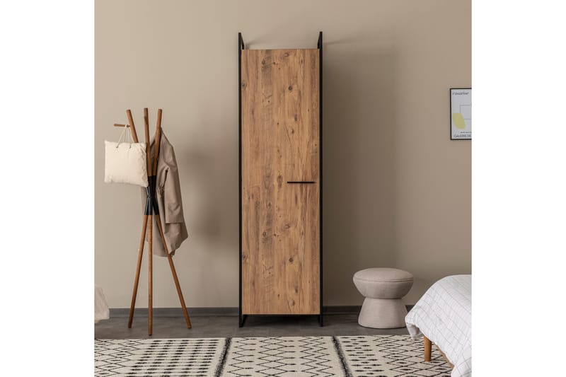 Witonia Garderob 64x52 cm - Natur - Förvaring - Sko- & klädförvaring - Garderober & garderobssystem