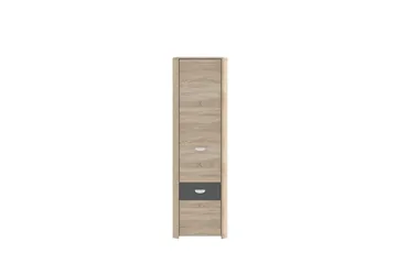 Yazmene Garderob 59x194 cm - Brun - Förvaring - Sko- & klädförvaring - Garderober & garderobssystem