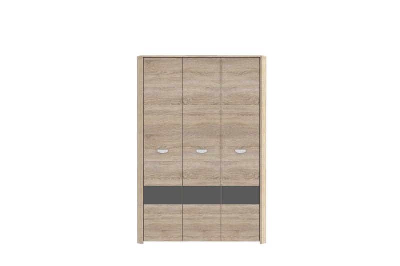 Yazmene Stor Garderob 133x194 cm i Trä - Beige - Förvaring - Sko- & klädförvaring - Garderober & garderobssystem