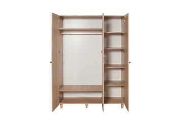 Gladfield Garderob 135x192 cm - Natur - Förvaring - Sko- & klädförvaring - Garderober & garderobssystem