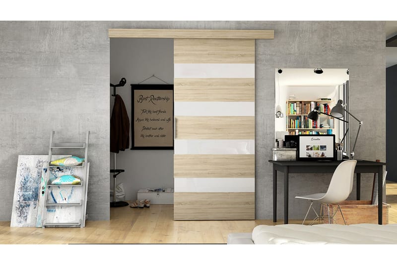 Granica Skjutdörr - Beige/Vit - Förvaring - Sko- & klädförvaring - Garderober & garderobssystem