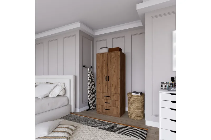 Haaken Garderob 60x174,8 cm, Brun