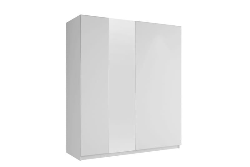 Haruna Garderob med Spegel 200x235 cm - Vit - Förvaring - Sko- & klädförvaring - Garderober & garderobssystem