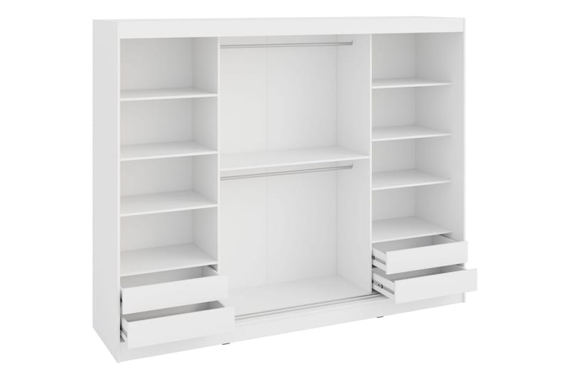 Harvans Garderob 250x203 cm - Svart - Förvaring - Sko- & klädförvaring - Garderober & garderobssystem