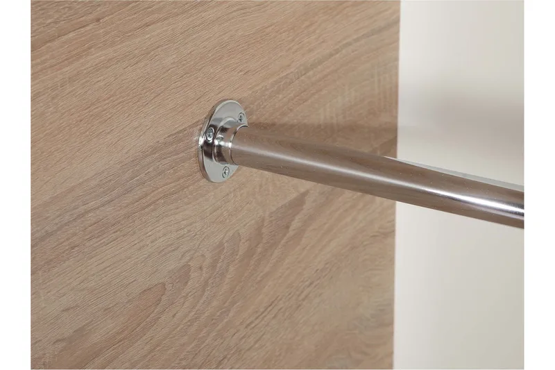 Harvinder Garderob med Spegel 120x205 cm - Beige - Förvaring - Sko- & klädförvaring - Garderober & garderobssystem