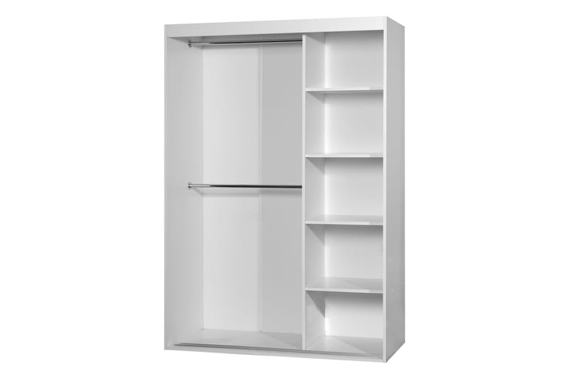 Harvinder Garderob med Spegel 120x205 cm - Beige - Förvaring - Sko- & klädförvaring - Garderober & garderobssystem