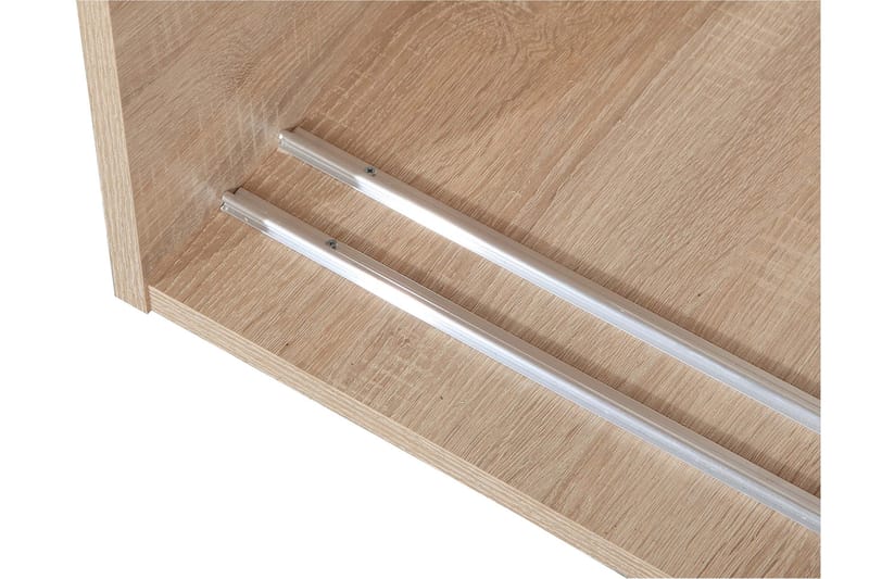 Harvinder Garderob med Spegel 120x205 cm - Beige - Förvaring - Sko- & klädförvaring - Garderober & garderobssystem