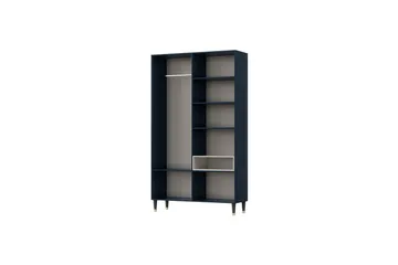 Includo Garderob 120x205 cm - Blå - Förvaring - Sko- & klädförvaring - Garderober & garderobssystem