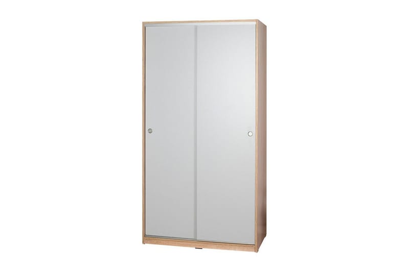 Jovel Garderob 94x182 cm - Vit/Korallrosa - Förvaring - Sko- & klädförvaring - Garderober & garderobssystem