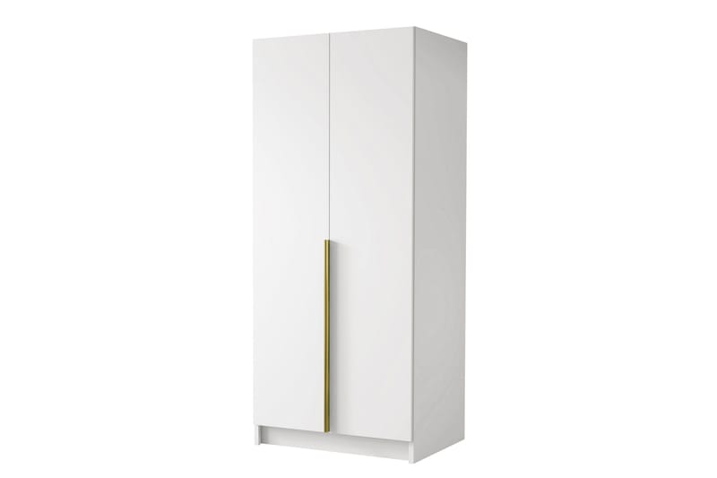 Julissa Garderob 100 cm, Vit/Guld