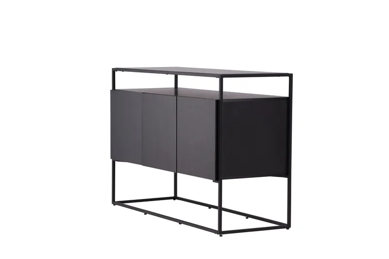 Kingsport Garderob 120x80 cm - Svart - Förvaring - Förvaringsmöbler - Skänkar & sideboards