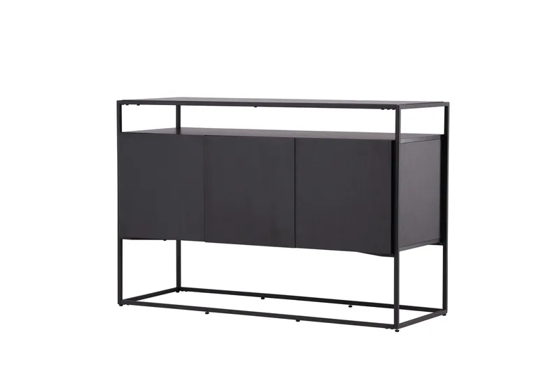 Kingsport Garderob 120x80 cm - Svart - Förvaring - Förvaringsmöbler - Skänkar & sideboards