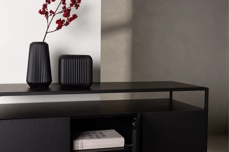 Kingsport Garderob 120x80 cm - Svart - Förvaring - Förvaringsmöbler - Skänkar & sideboards