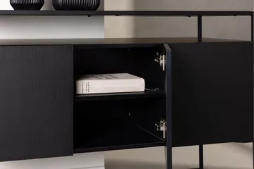 Kingsport Garderob 120x80 cm - Svart - Förvaring - Förvaringsmöbler - Skänkar & sideboards