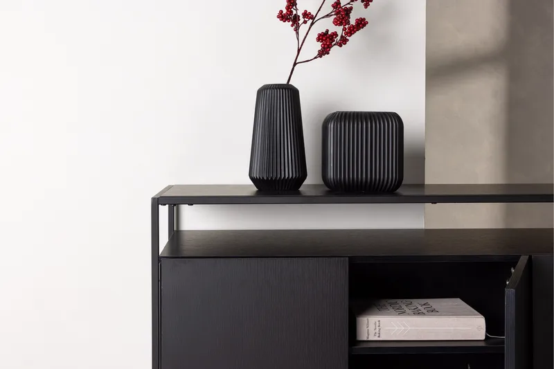 Kingsport Garderob 120x80 cm - Svart - Förvaring - Förvaringsmöbler - Skänkar & sideboards