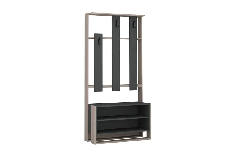 Bodsjö Klädförvaring 90 cm, Brun