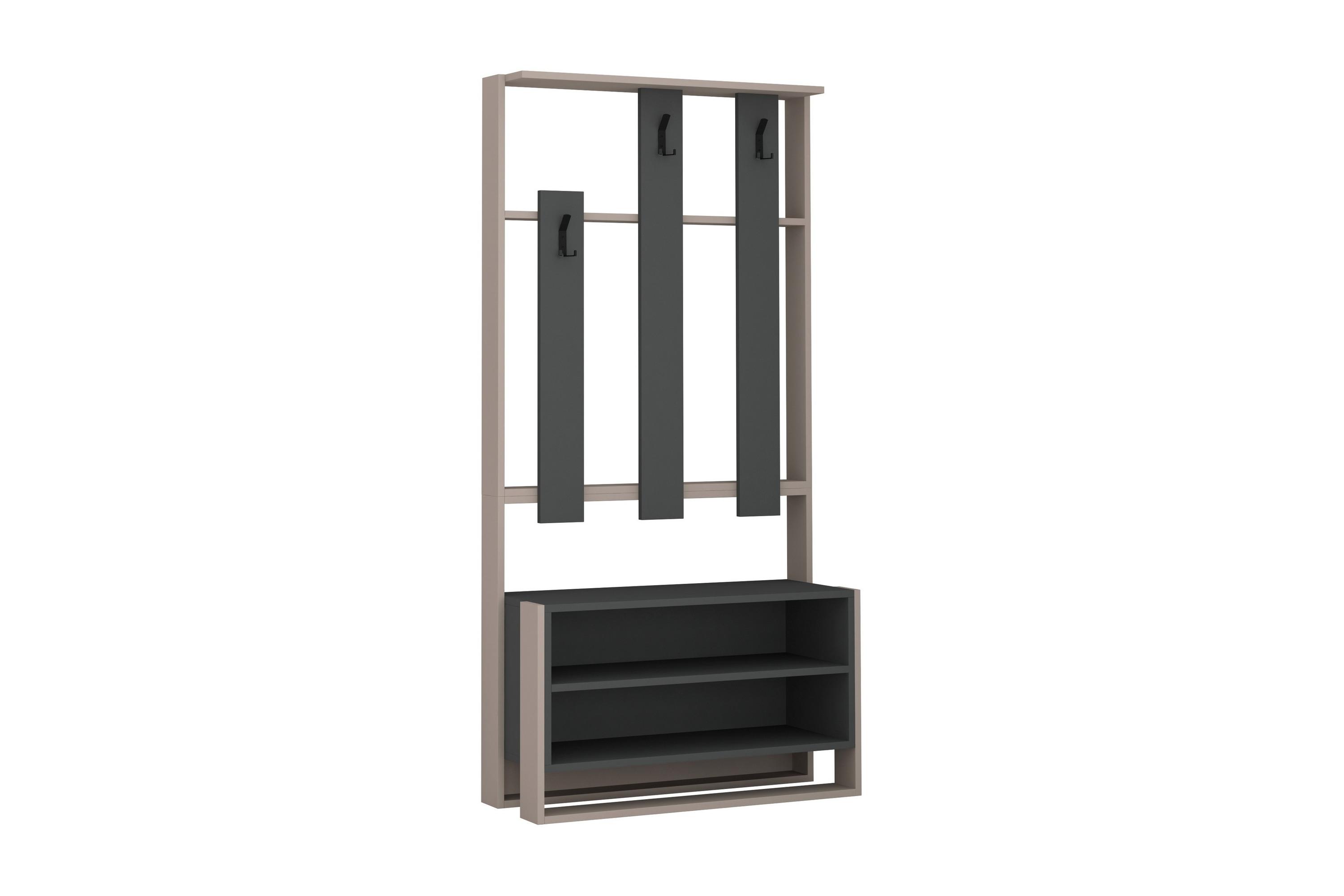 ELDGARNSÖ Klädförvaring 90 cm Brun - Brun