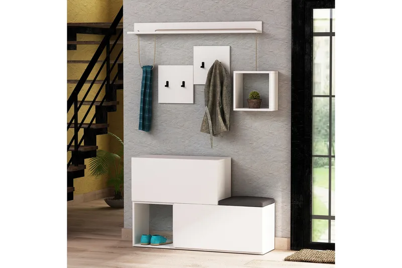 Homitis Hallförvaring, Vit