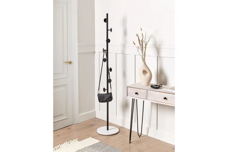 Klädhängare Notus Svart/Vit - Svart/Vit - Förvaring - Sko- & klädförvaring - Klädhängare - Klädställning