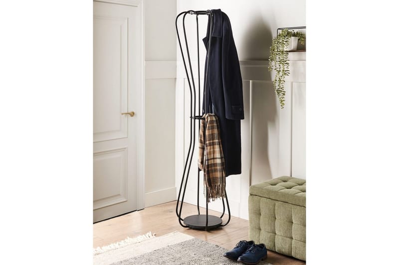 Klädhängare Ordway Svart - Svart - Förvaring - Sko- & klädförvaring - Klädhängare - Klädställning