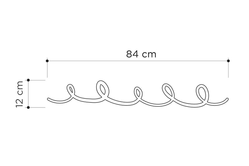 CORALEE Klädeshängare Svart - Svart - Förvaring - Sko- & klädförvaring - Klädhängare - Klädkrok