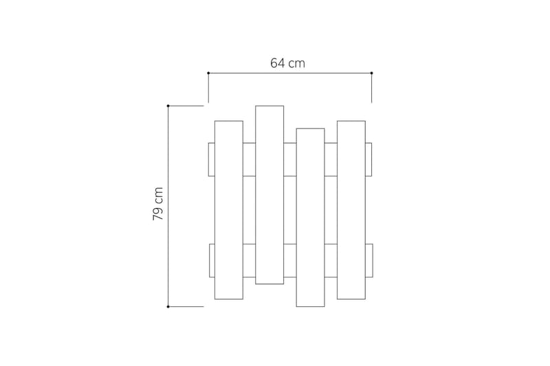 Decorta Klädhängare - Brun - Förvaring - Sko- & klädförvaring - Klädhängare - Klädkrok