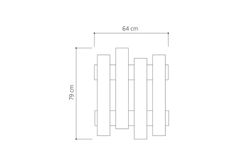 Decorta Klädhängare - Vit - Förvaring - Sko- & klädförvaring - Klädhängare - Klädkrok