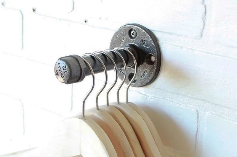 Evila Hängare Industriell - Svart - Förvaring - Sko- & klädförvaring - Klädhängare - Klädkrok