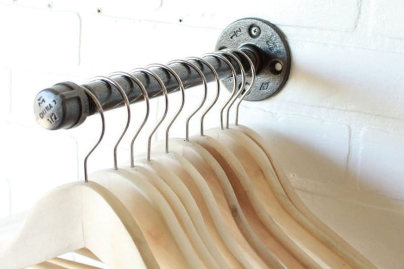 Evila Hängare Industriell - Svart - Förvaring - Sko- & klädförvaring - Klädhängare - Klädkrok