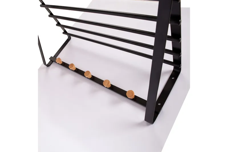 Forest Vägghängare/hylla - Svart - Förvaring - Sko- & klädförvaring - Klädhängare - Klädkrok