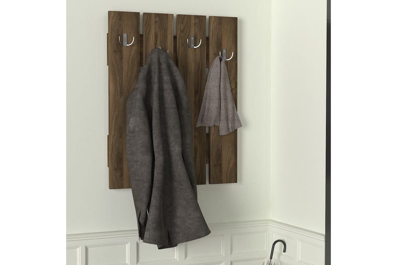 Furny Home Klädeshängare till Hall - Brun - Förvaring - Sko- & klädförvaring - Klädhängare - Klädkrok