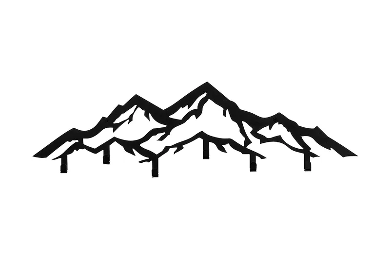 Kamyan Klädkrokar - Svart - Förvaring - Sko- & klädförvaring - Klädhängare - Klädkrok